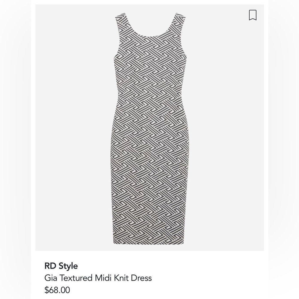 Gia Textured Midi Knit Dress
